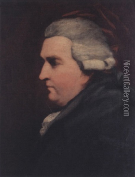 Portrait Of Dr. Wolcot Known As Peter Pindar Oil Painting - John Opie