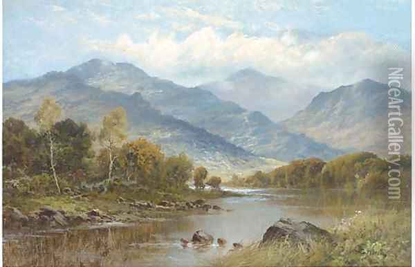 On the Conway Oil Painting - George Spencer Watson