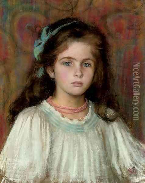 Portrait of Margery Boyce Oil Painting - Samuel Butler