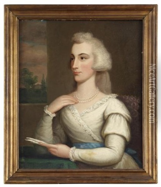 Portrait Of Anne Willing Bingham (1764-1801) Oil Painting - Ralph Earl