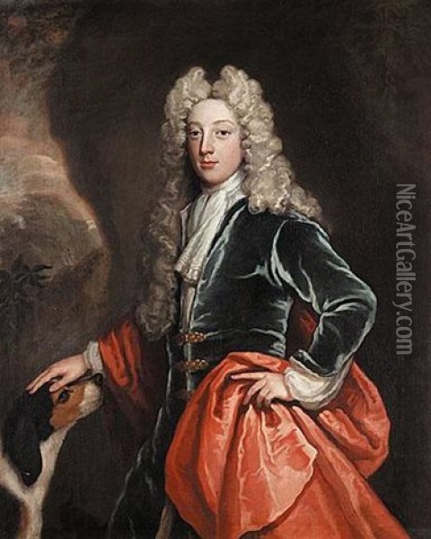 Portrait Of Thomas Boothby Oil Painting - Sir John Baptist de Medina