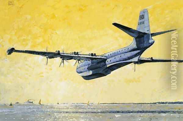 Military aircraft Oil Painting - John S. Smith