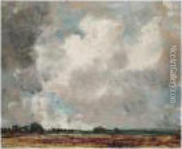 Cloud Study Oil Painting - John Constable