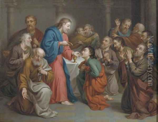 The Last Supper Oil Painting - Flemish School
