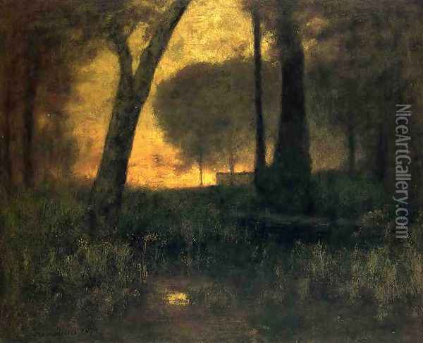 The Brook Oil Painting - George Inness