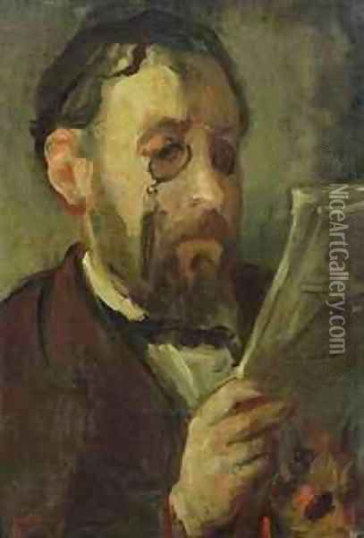 Edgar Degas 1834-1917 Oil Painting - Marcellin Desboutin