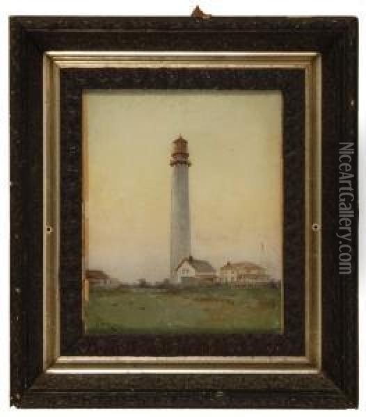 Lighthouse And Station Oil Painting - Jean-Leon Gerome