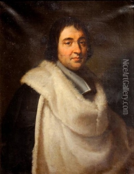 Portrait Dit De Simon Menassier De Rochefond Oil Painting - Claude Lefebvre