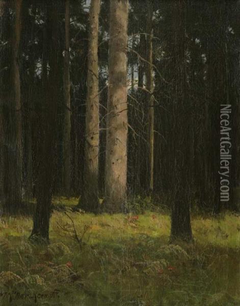 Waldstuck Oil Painting - Paul Muller-Kaempff