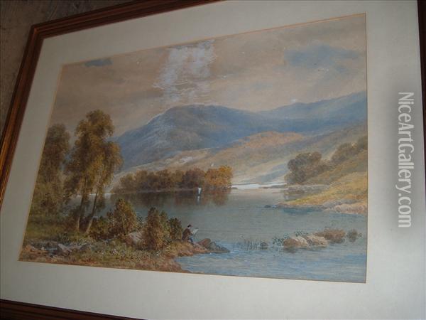 Lake Districtview Oil Painting - George Law Beetholme