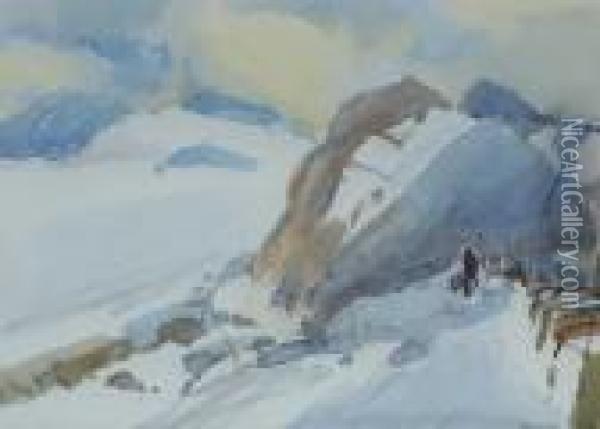 Bernagh Tors Oil Painting - James Watson
