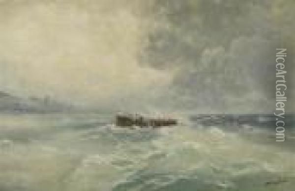 Marine. Oil Painting - Ivan Konstantinovich Aivazovsky