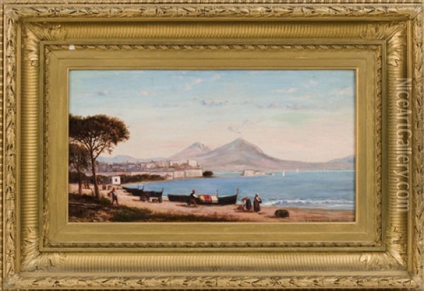 The Bay Of Naples Oil Painting - Frank Henry Shapleigh