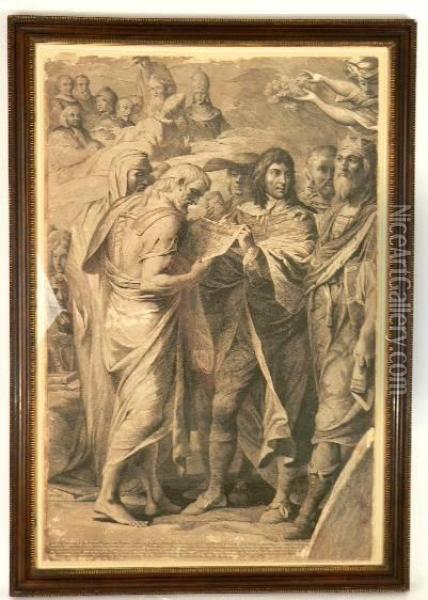 A Rare Engraving Of Historical Interest Oil Painting - James Barry