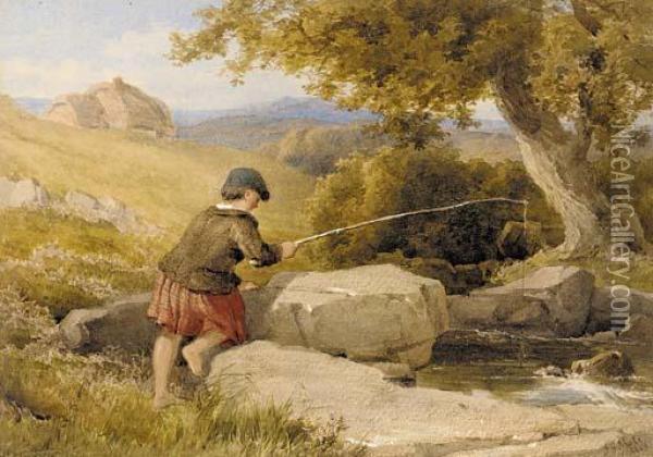 The Young Fisherboy Oil Painting - John Henry Mole