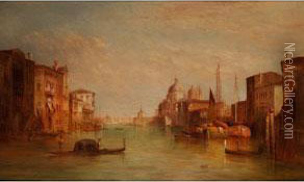 Ansicht Von Venedig Oil Painting - Alfred Pollentine