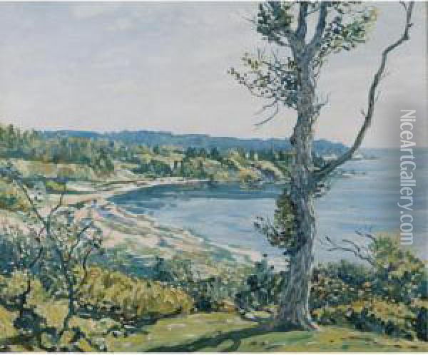 Coast Of Maine Oil Painting - Walter Elmer Schofield