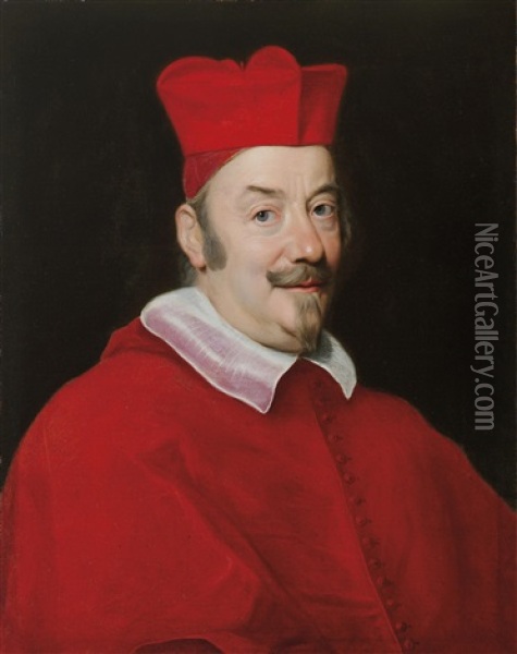 Bildnis Des Kardinals Pietro Ottoboni Oil Painting - Giovanni Battista Gaulli