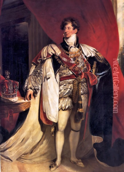 Portrait of King George IV Oil Painting - Sir Thomas Lawrence