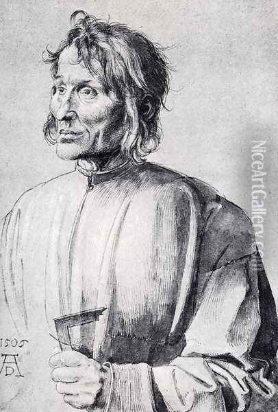The Architect Hieronymus Of Augsburg Oil Painting - Albrecht Durer