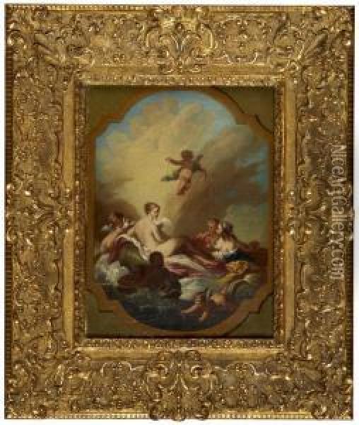 Geburt Der Venus Oil Painting - Jacopo (Giacomo) Amigoni