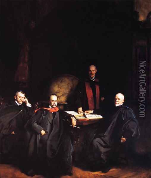 Professors Welch, Halsted, Osler and Kelly Oil Painting - John Singer Sargent