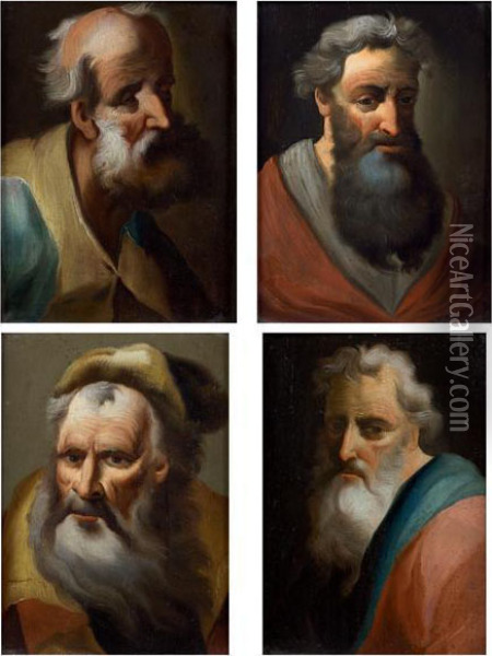 Portraits De Notables Oil Painting - Christian Wilhelm Ernst Dietrich