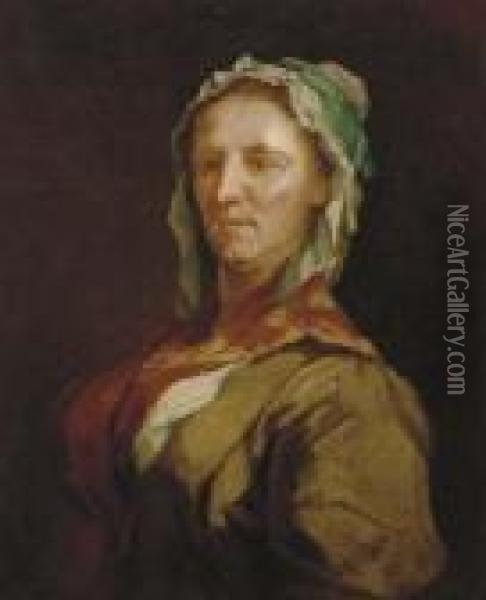 The Village Hostess Oil Painting - William Hogarth