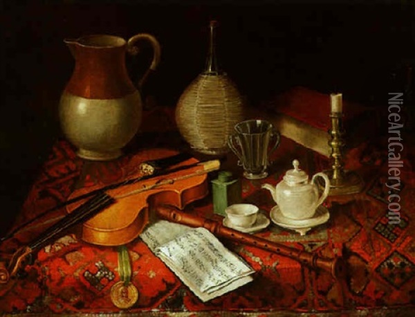 Stilleben Oil Painting - Edward Collier