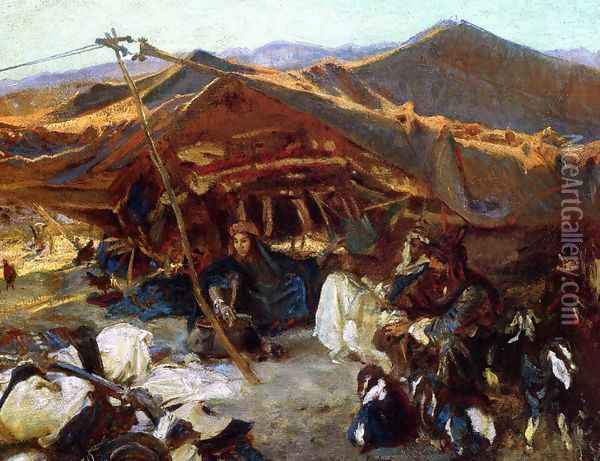 Bedouin Encampment Oil Painting - John Singer Sargent