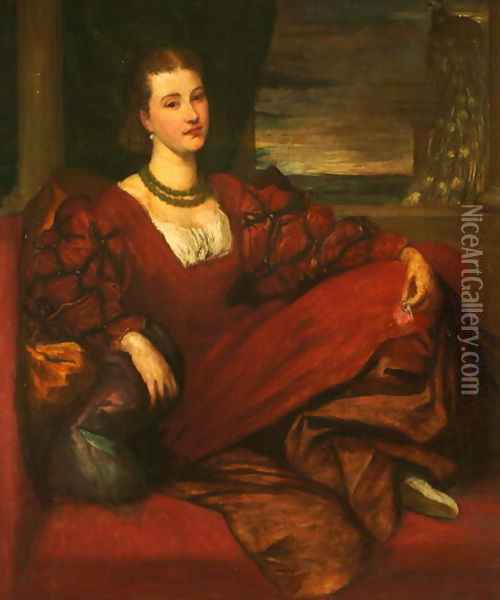 Countess of Kenmare Oil Painting - George Frederick Watts