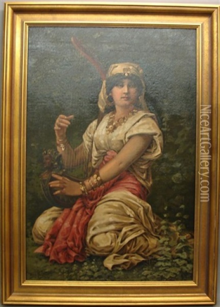 Gypsy Woman Oil Painting - William Arnold Porter