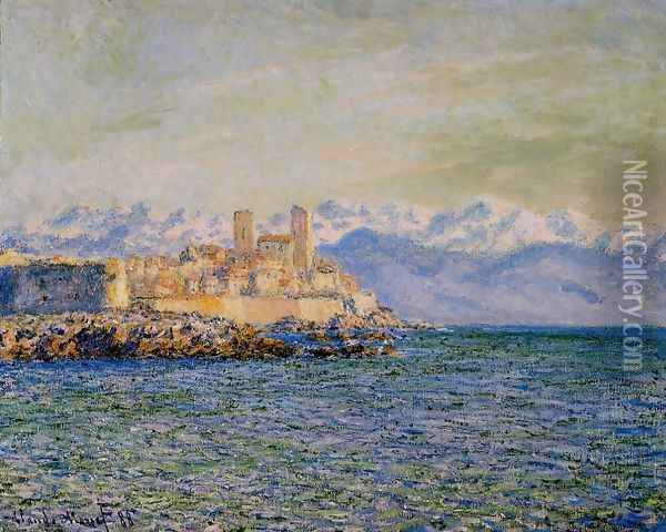 The Old Fort At Antibes Aka The Fort Of Antibes Oil Painting - Claude Oscar Monet