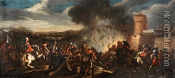 Escena De Batalla Oil Painting - Jacques d' Arthois
