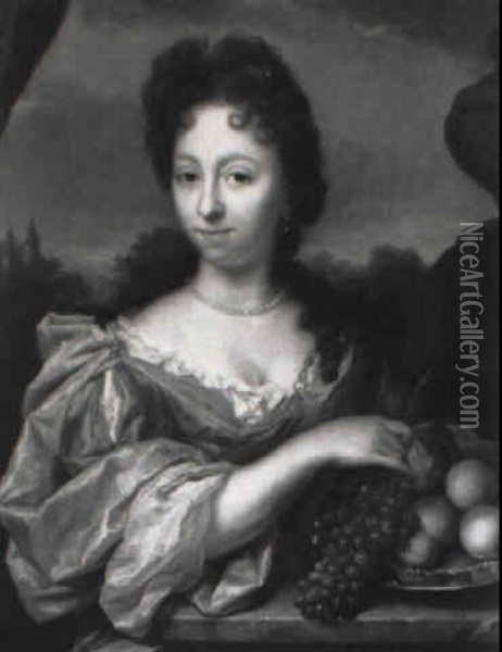 Cornelia Johanna Van Roijen (geb. 17 Juli 1684) Oil Painting - Arnold Boonen