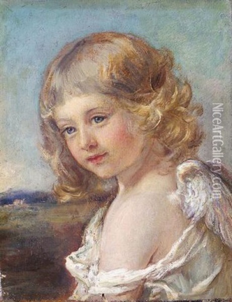 Cupid Oil Painting - Sophie Anderson