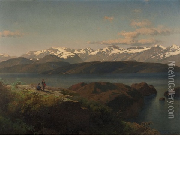 Rondane, Norge Oil Painting - Hermann Herzog