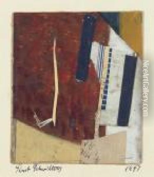 Untitled Oil Painting - Kurt Schwitters