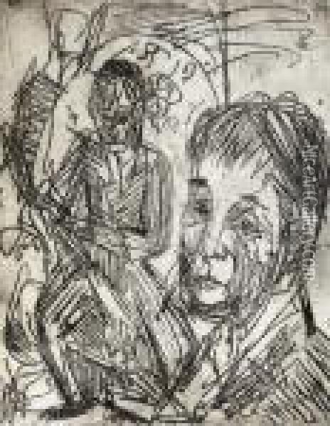 Knaben Im Zimmer Oil Painting - Ernst Ludwig Kirchner