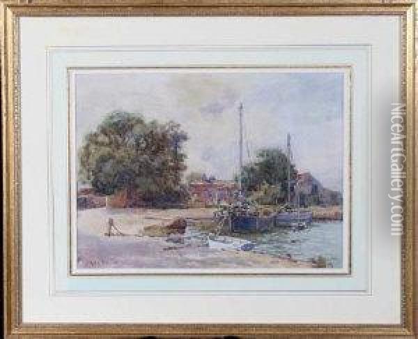 Sailing Boats Oil Painting - Frederick Stead