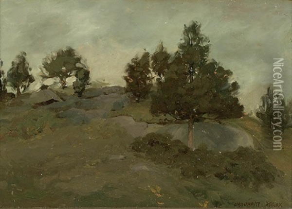 Rocky Landscape Oil Painting - Urquhart Wilcox