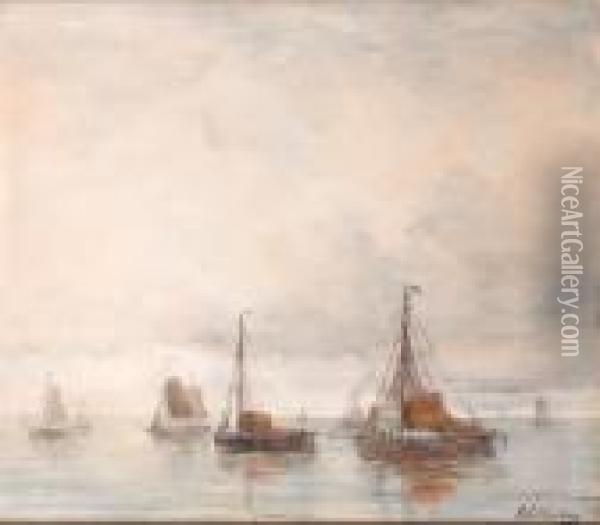 Temps Calme Oil Painting - Hendrik Willem Mesdag