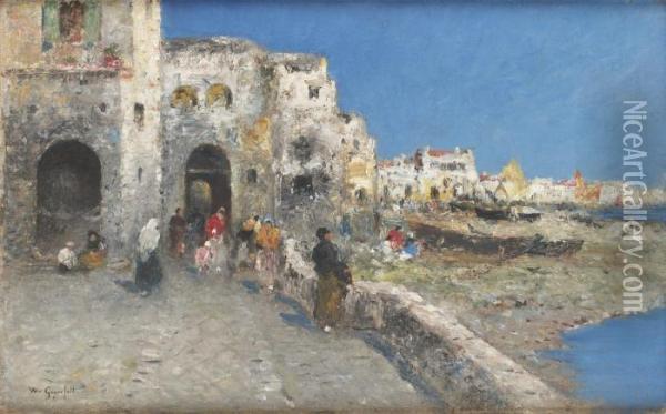 Kaj I Venedig Oil Painting - Wilhelm von Gegerfelt