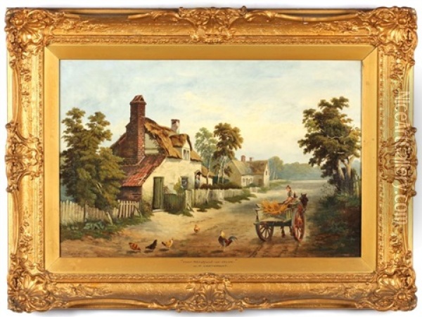 Near... Stratford-on-avon Oil Painting - William P. Cartwright