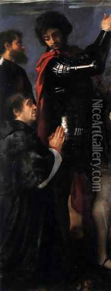 Polyptych of the Resurrection Sts Nazaro and Celso Oil Painting - Tiziano Vecellio (Titian)