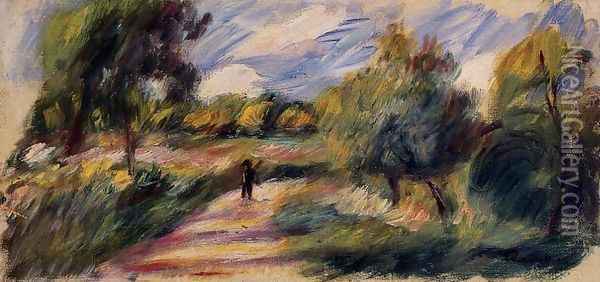 Landscape I Oil Painting - Pierre Auguste Renoir