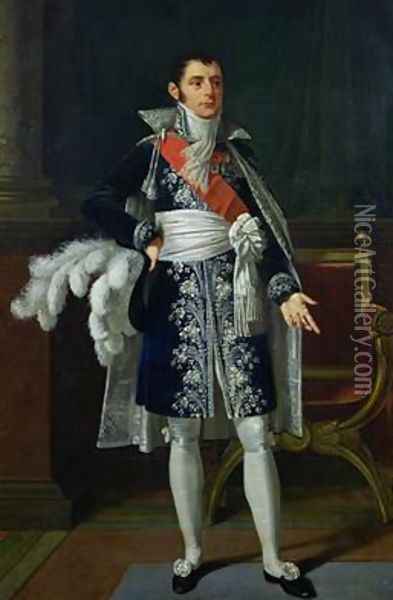 Portrait of Anne Savary 1774-1833 Duke of Rovigo Oil Painting - Robert-Jacques-Francois-Faust Lefevre