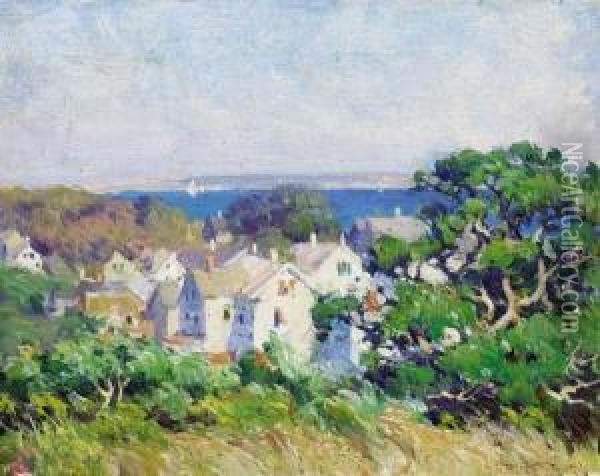 Overlooking Cape Ann Oil Painting - George Loftus Noyes
