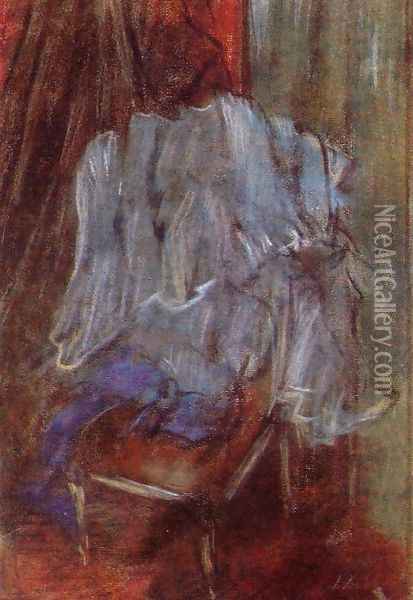 Vestment on a Chair Oil Painting - Edgar Degas