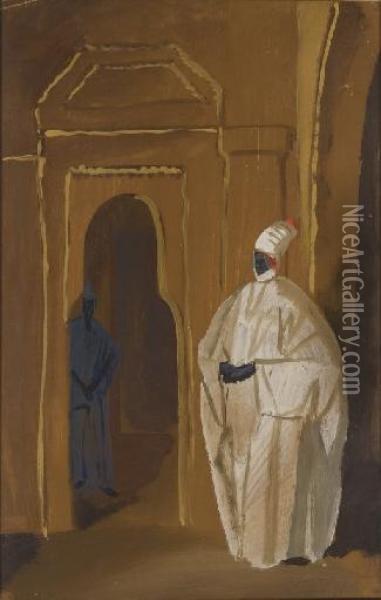 Barma-mata, Le Sultan De Zinder Oil Painting - Alexander Evgenievich Yakovlev